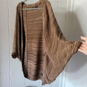 Relaxed open cardigan